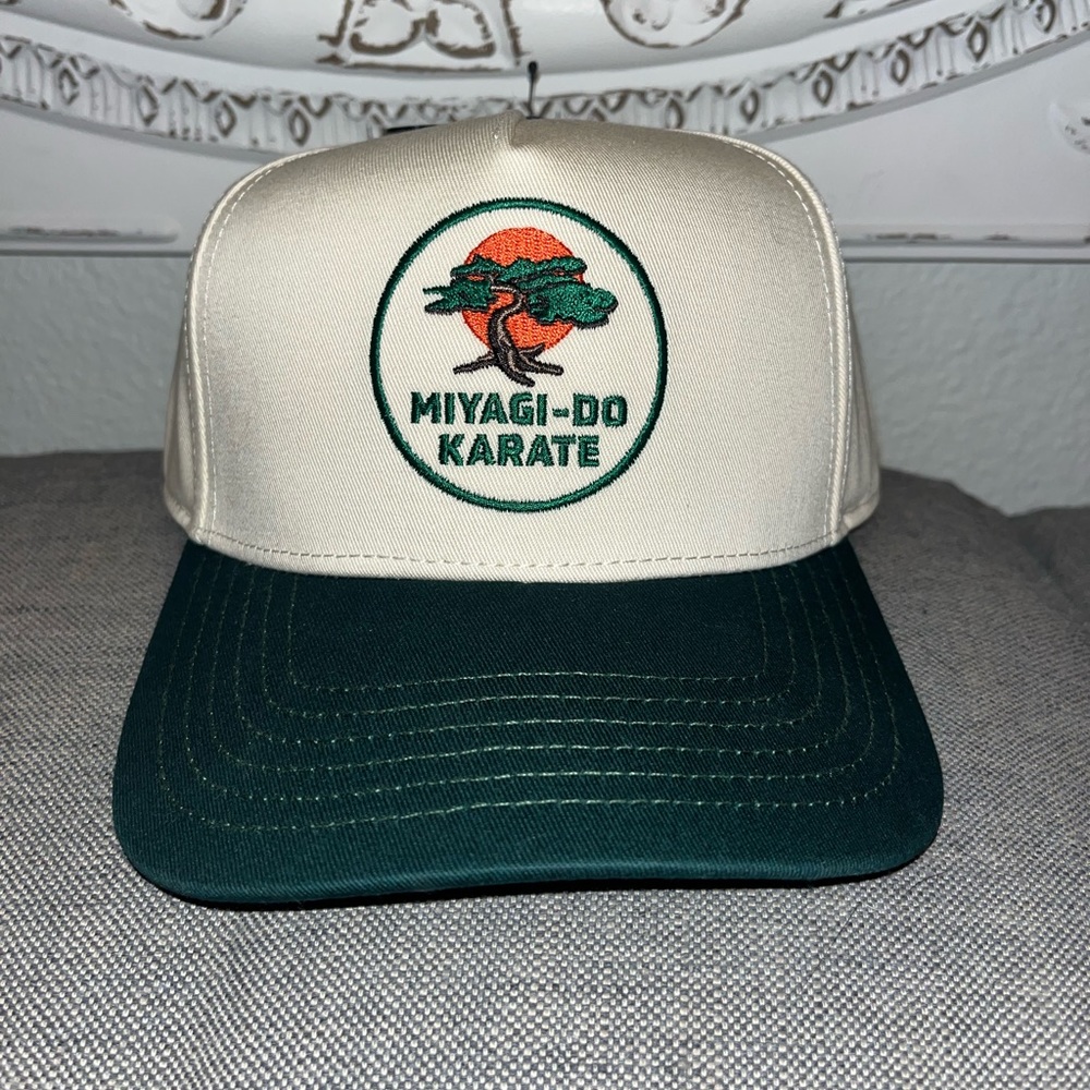 Never worn Pac Sun “Miyagi-Do Karate” trucker hat